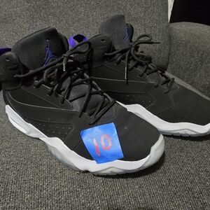 Jordan Black and Purple Chukka Boots